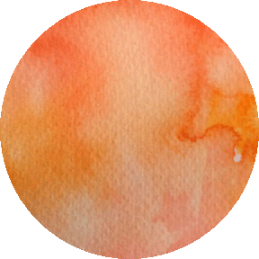 orange and tan dot